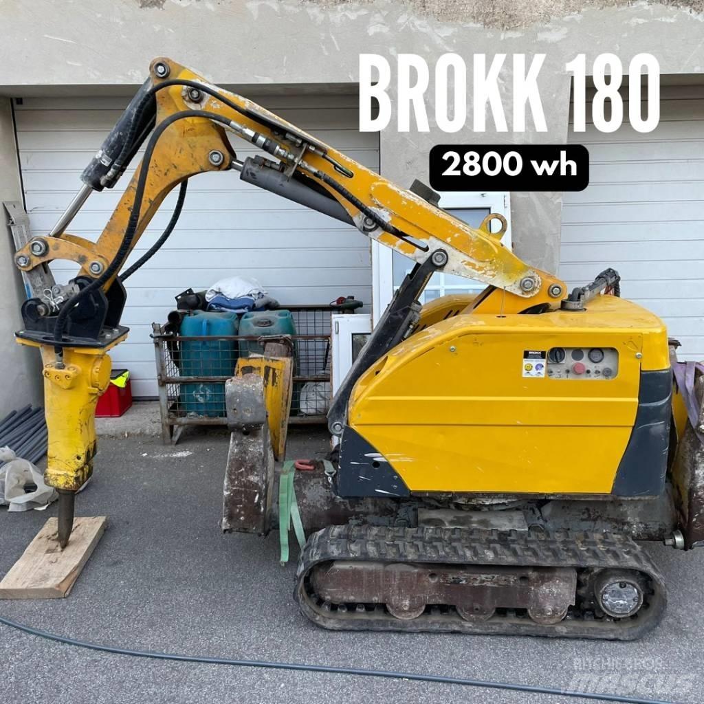 Brokk 180 Miniescavadeiras