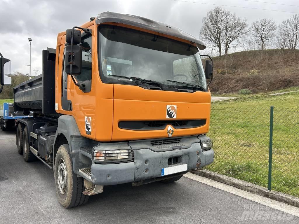 Renault 33DVB2B Camiões caixa desmontável com elevador de cabo