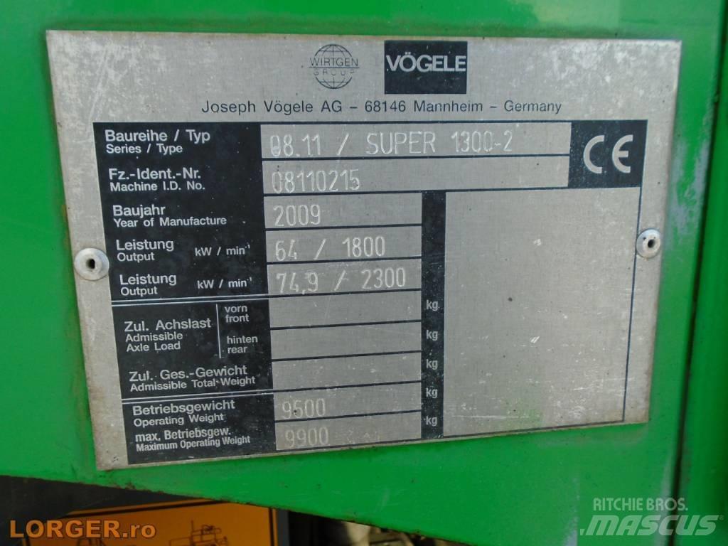 Vögele Super 1300-2 Espalhadoras de asfalto