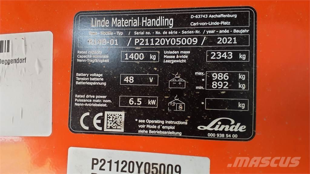 Linde R14B Empilhadores Elevadores