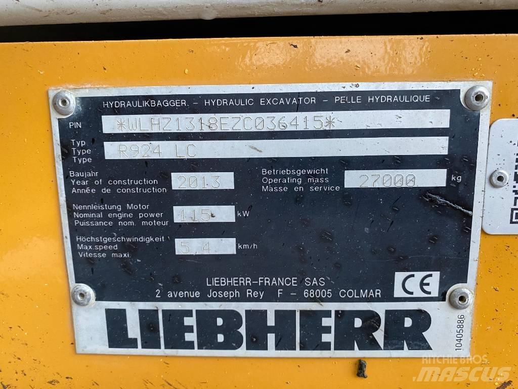 Liebherr 924 Escavadeiras de esteiras