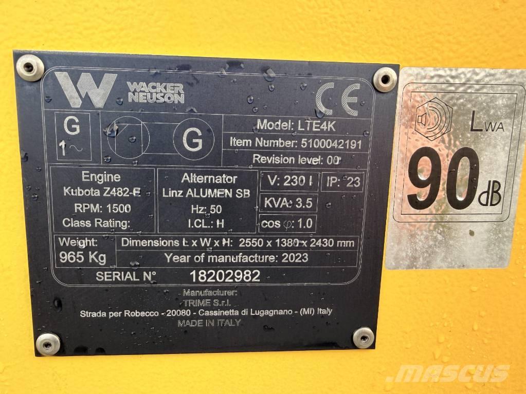 Wacker Neuson LTE4 K Torres de luz