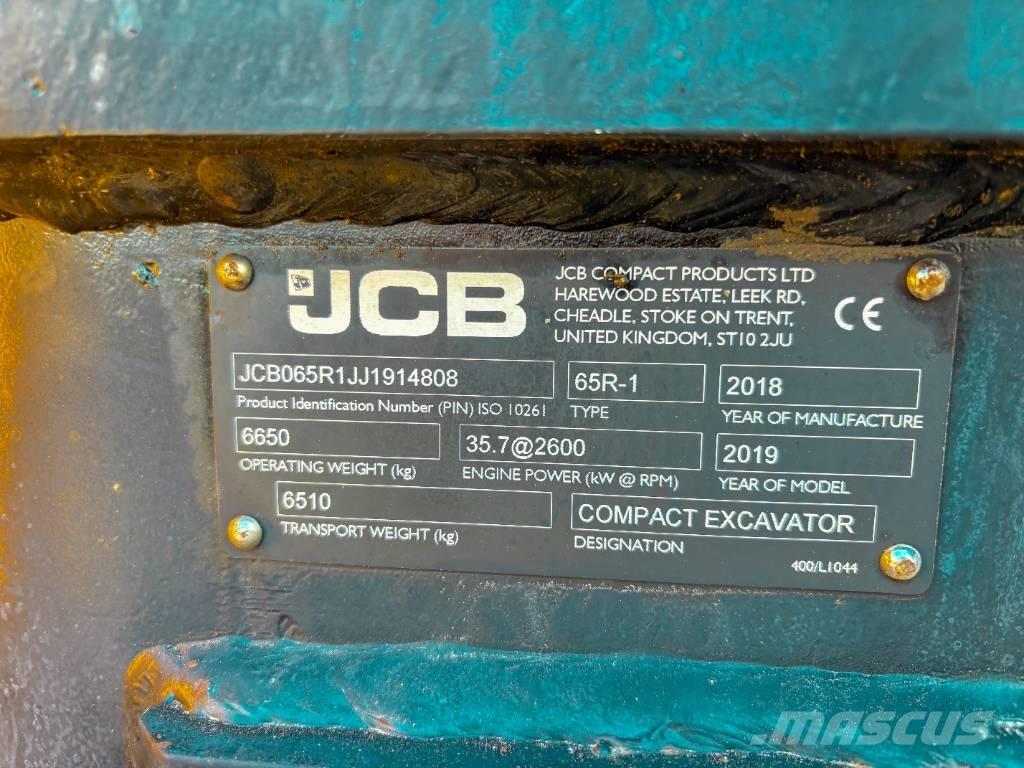 JCB 65 R-1 Miniescavadeiras