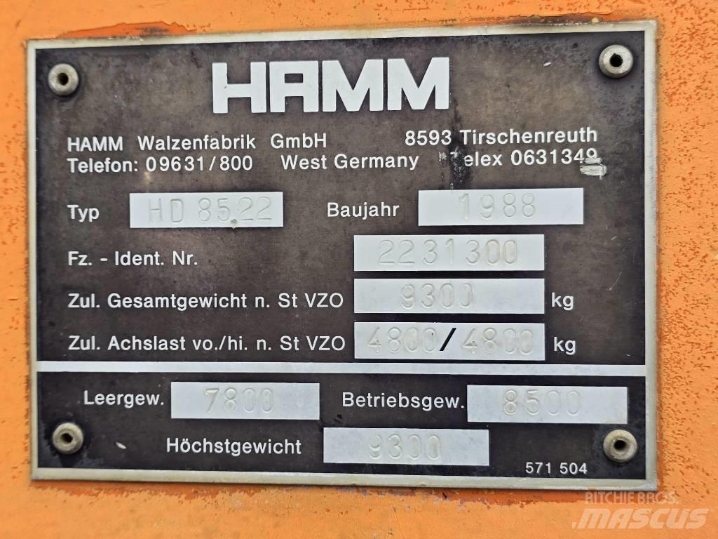 Hamm HD 8522 Cilindros Compactadores tandem