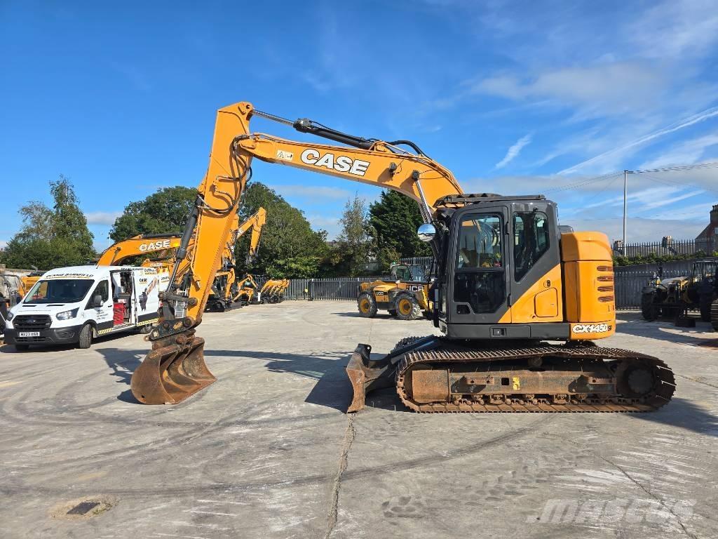 CASE CX145D (Blade) Escavadeiras de esteiras