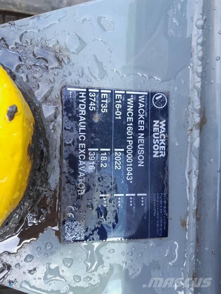 Wacker Neuson ET 35 Escavadeiras de esteiras