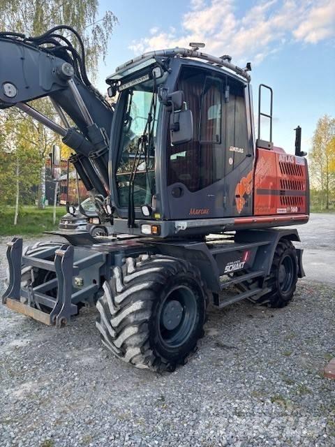 Atlas 160 W Escavadoras de rodas