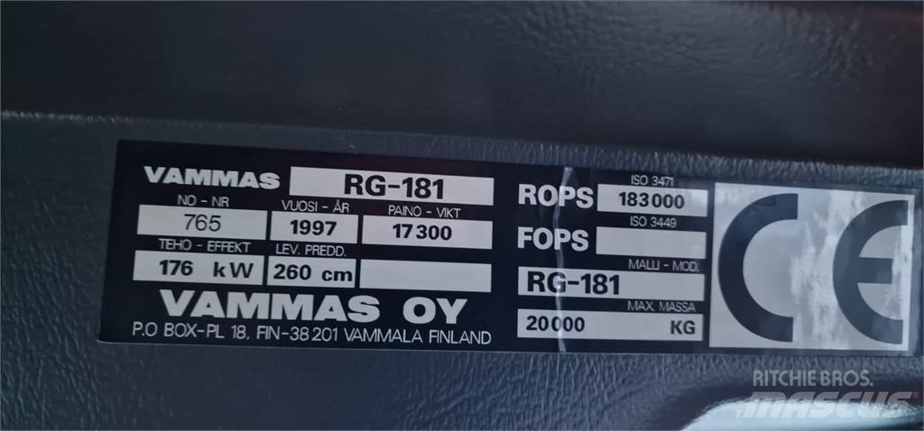 Vammas RG181 Motoniveladoras
