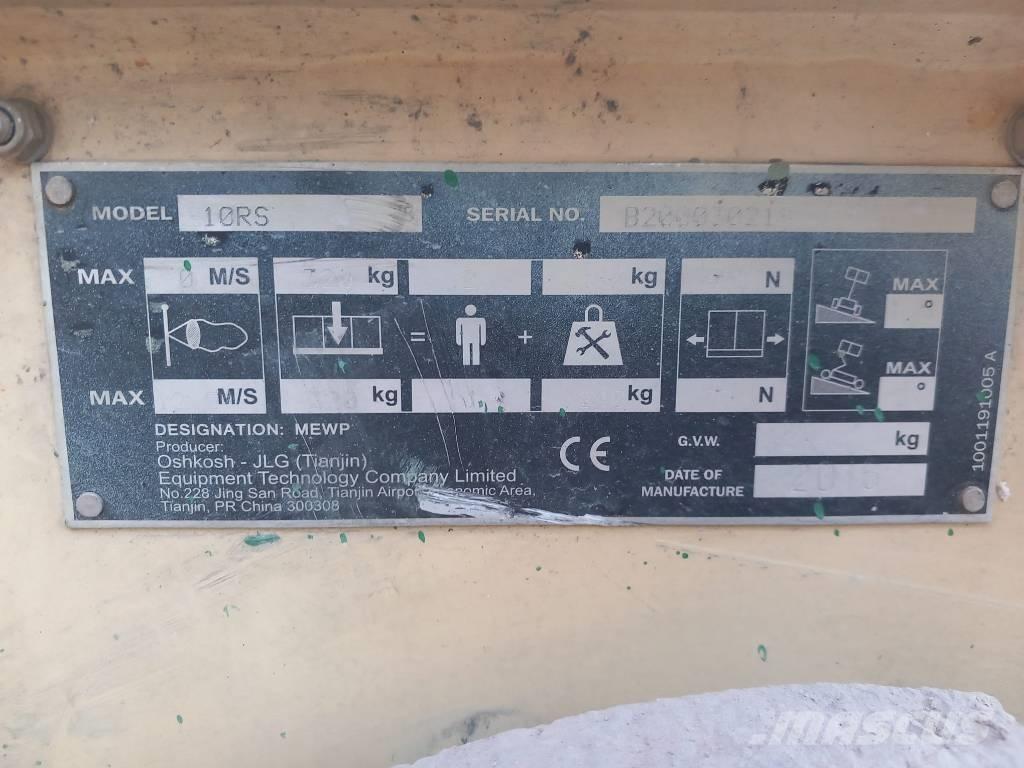 JLG 10 RS Elevadores de tesoura