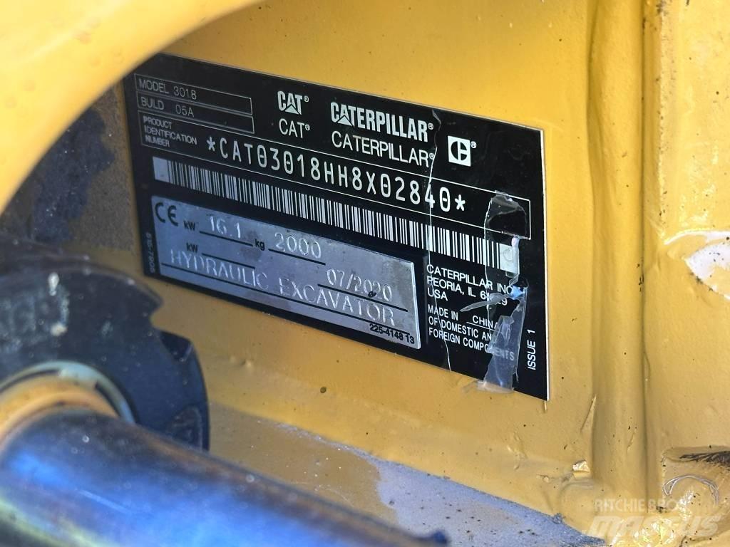 CAT 301.8 Miniescavadeiras