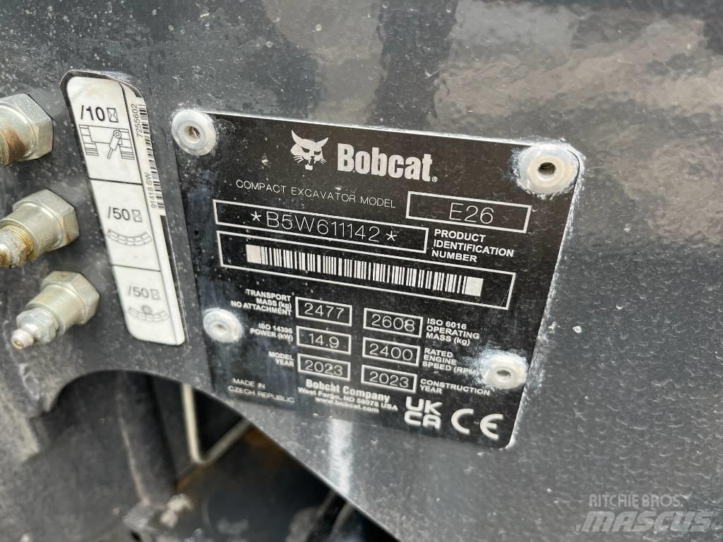 Bobcat E 26 Miniescavadeiras