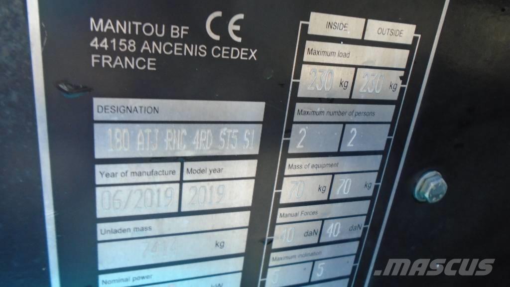 Manitou 180 ATJ Elevadores braços articulados