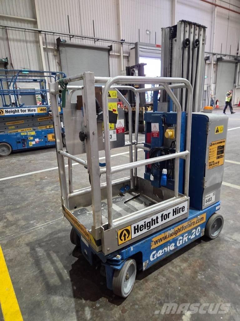 Genie GR 20 Plataformas de Mastro Vertical
