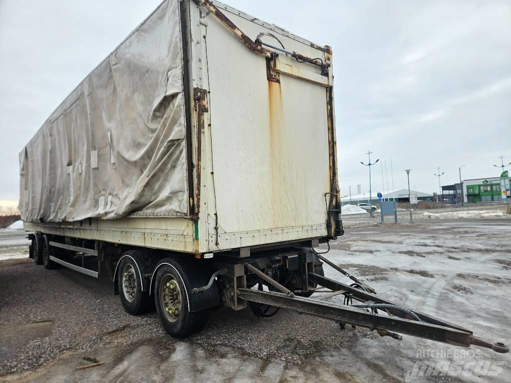AM 4 aks Sivukippi Reboques transporte estilha madeira