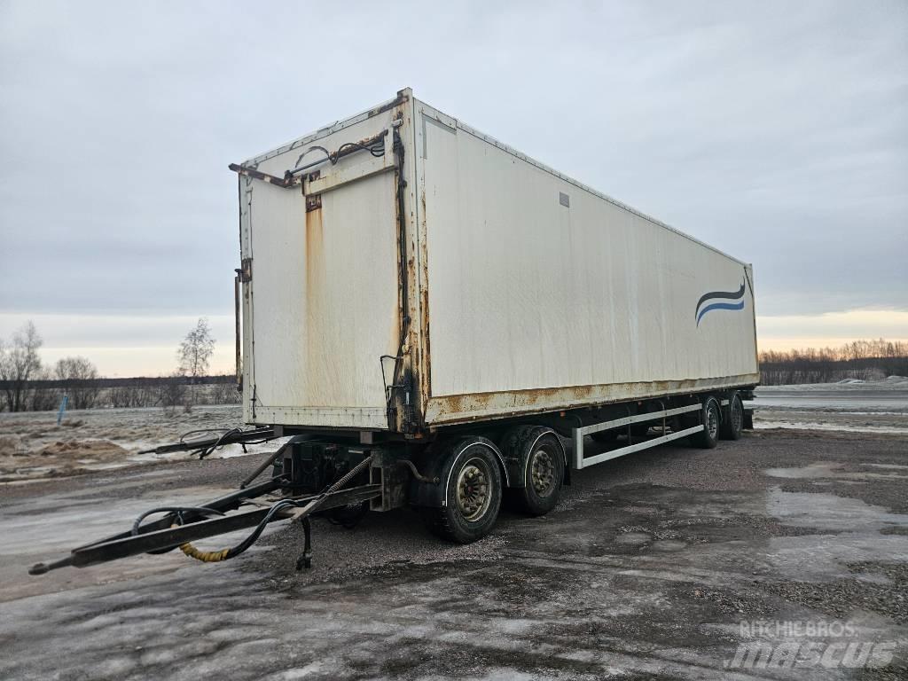 AM 4 aks Sivukippi Reboques transporte estilha madeira