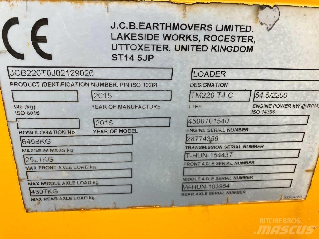 JCB TM 220 Manipulador telescópico