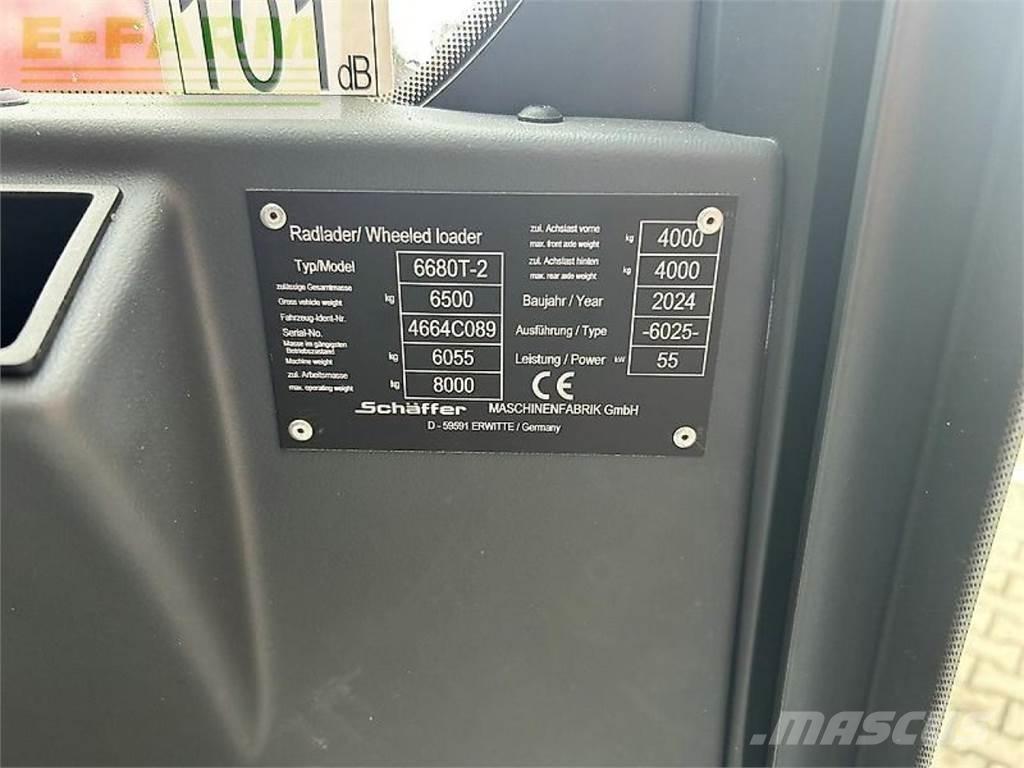 Schäffer 6680 t-2 Telescópicas para Agricultura