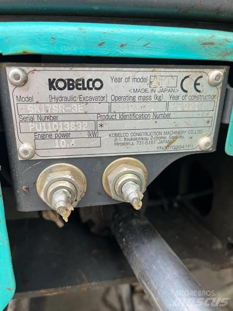 Kobelco SK 17 SR-3E Miniescavadeiras