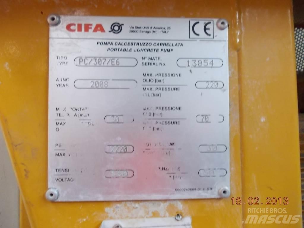 Cifa PC 307 E6 Bombas de betonagem
