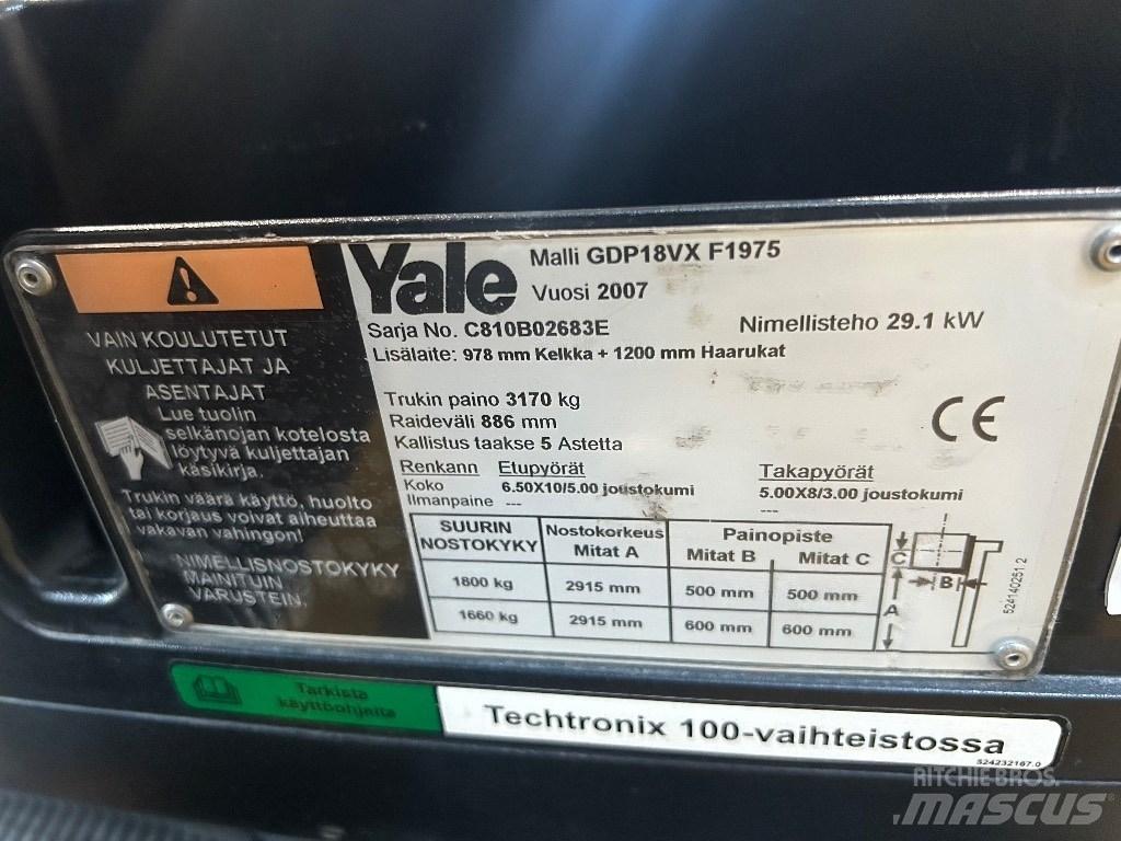 Yale GDP18VX Empilhadores Diesel