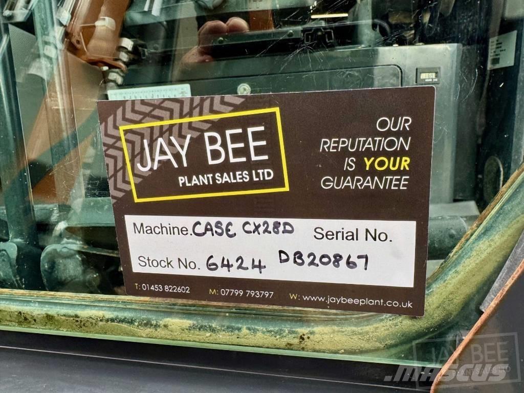 CASE CX28D Miniescavadeiras