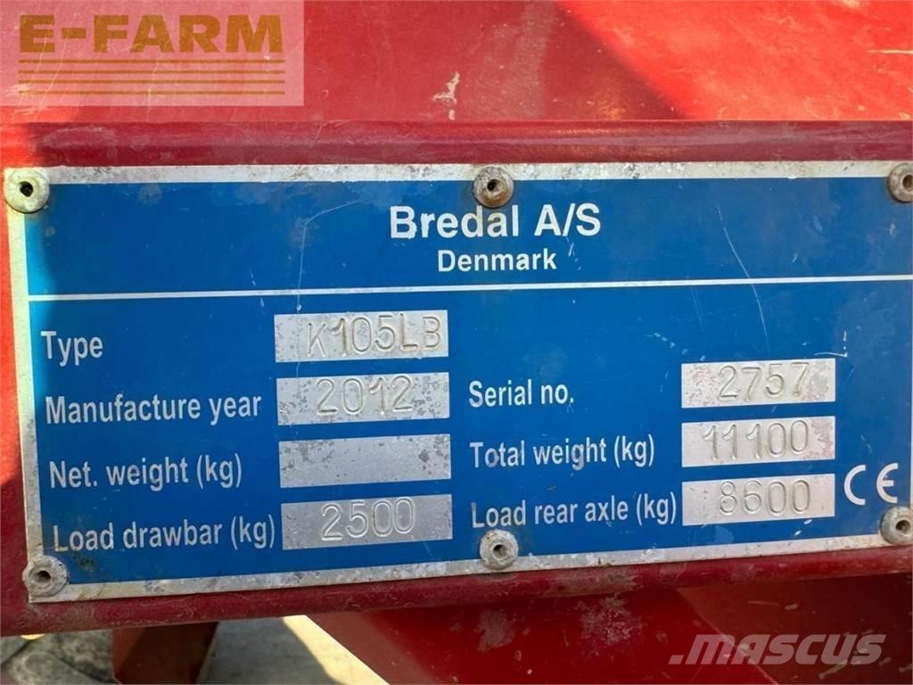 Bredal K105LB Espalhadores de minério