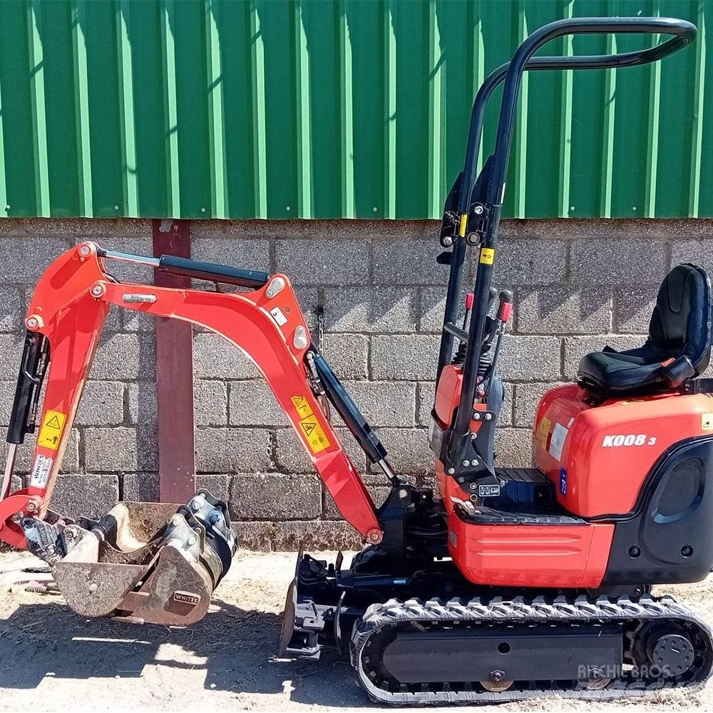 Kubota K008-3 Miniescavadeiras