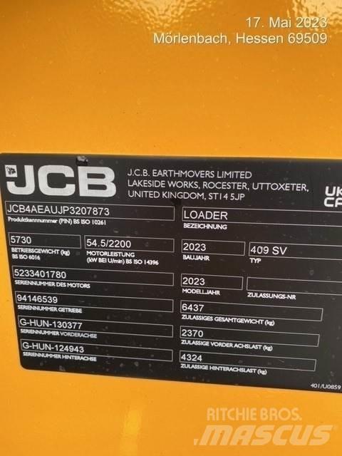 JCB 409 Carregadeiras de rodas
