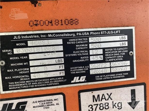 JLG 460 SJ Elevadores braços Telescópicos