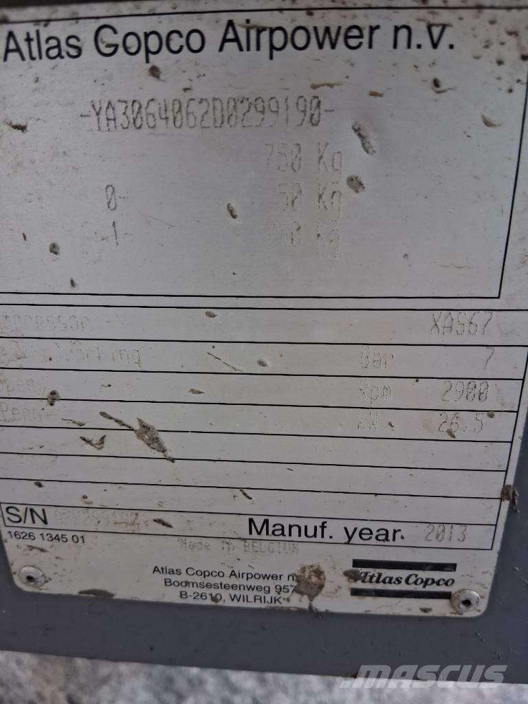 Atlas Copco XAS 67 Compressores