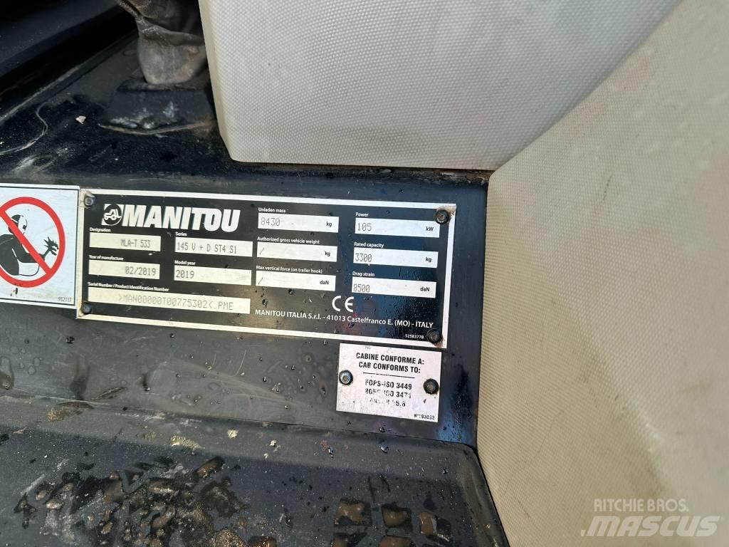 Manitou MLA 533 Telescópicas para Agricultura