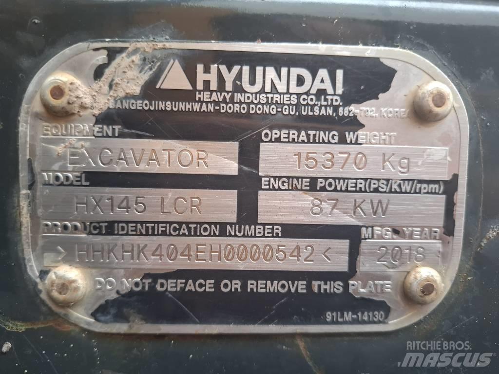 Hyundai HX 145 LCR Escavadeiras de esteiras