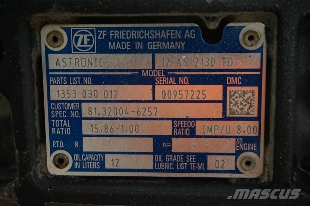 ZF 12AS2130DD TGS Caixas de velocidades