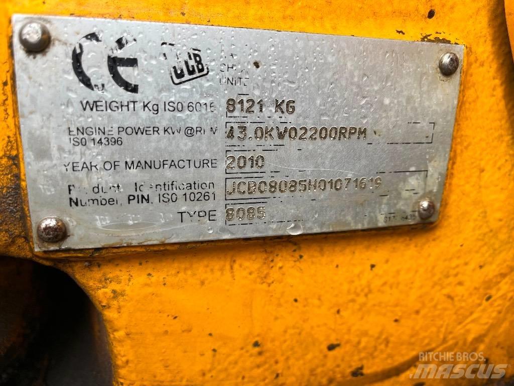 JCB 8085 ECO Escavadoras Midi 7t - 12t