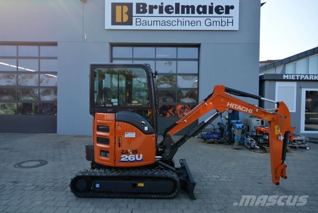 Hitachi ZX 26 U-6 Miniescavadeiras