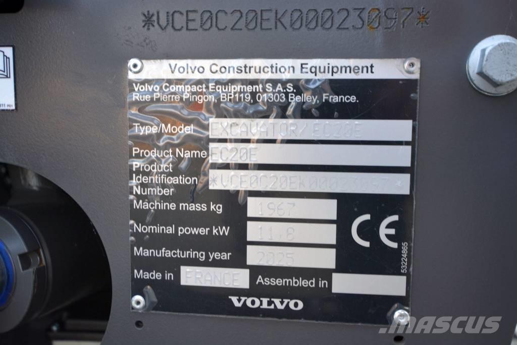 Volvo EC 20 E Miniescavadeiras