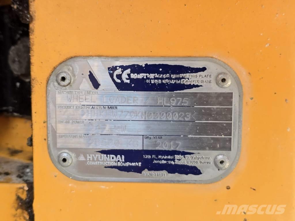 Hyundai HL 975 Carregadeiras de rodas