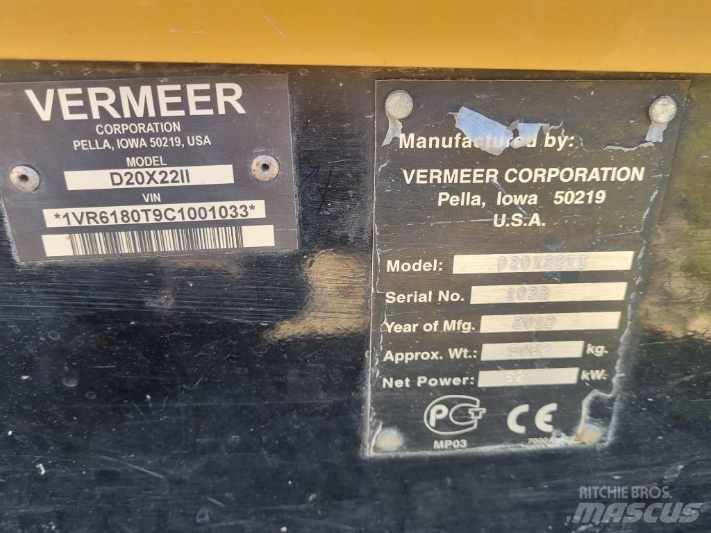 Vermeer D20x22II Equipamentos de perfuração direcional horizontal
