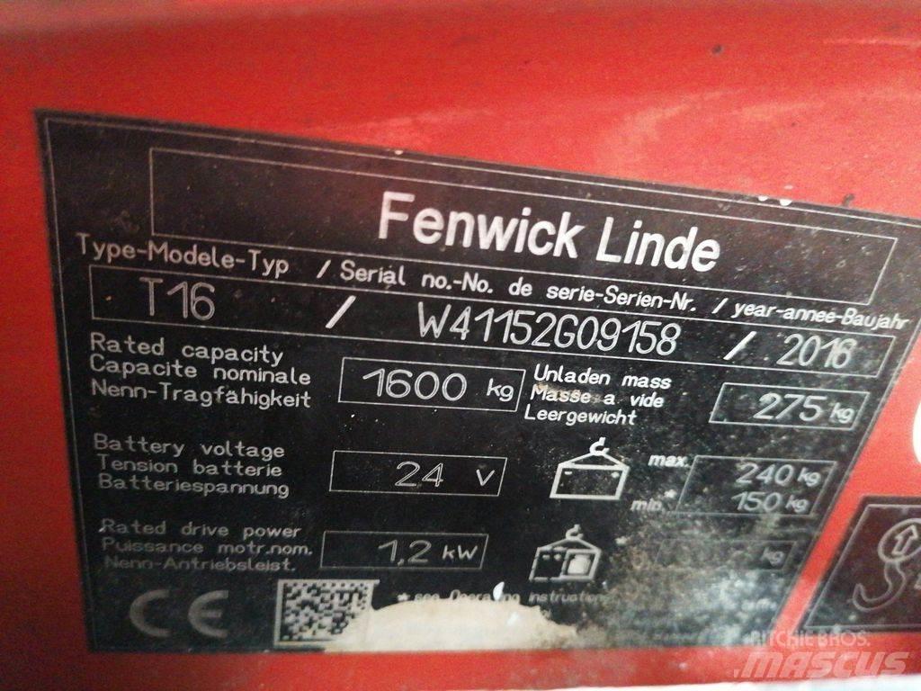 Linde T16 Porta palettes