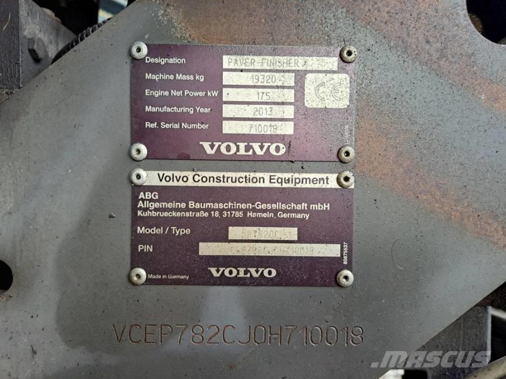 Volvo P 7820 D ABG Espalhadoras de asfalto