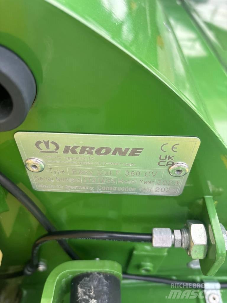 Krone F 360CV Gadanheiras-Condicionadoras