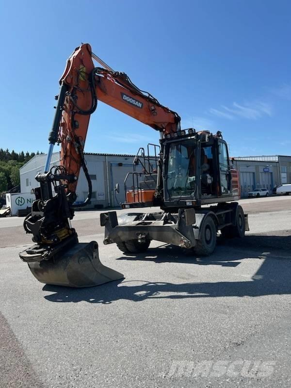 Doosan DX 160 w-5 Escavadoras de rodas