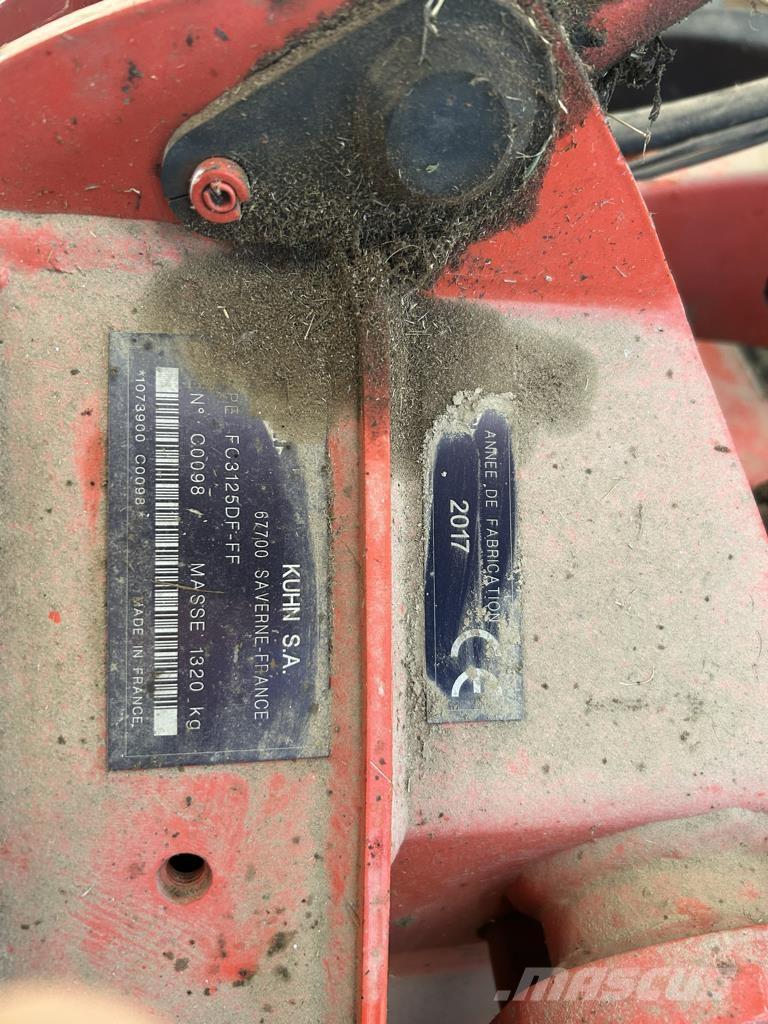 Kuhn FC3125 Corta-Relvas montadas e arrastadas