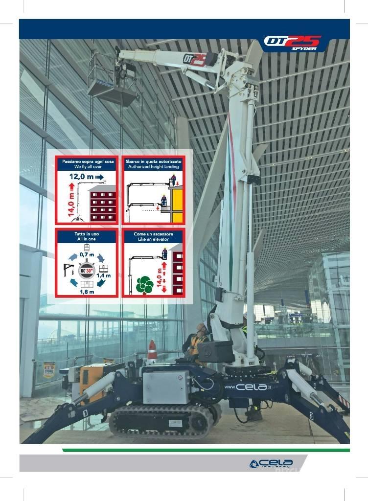 Cela Crawler DT25 Elevadores braços Telescópicos