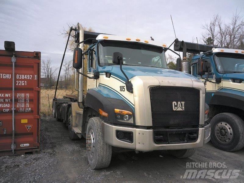 CAT CT 660 Camiões caixa desmontável com elevador de cabo