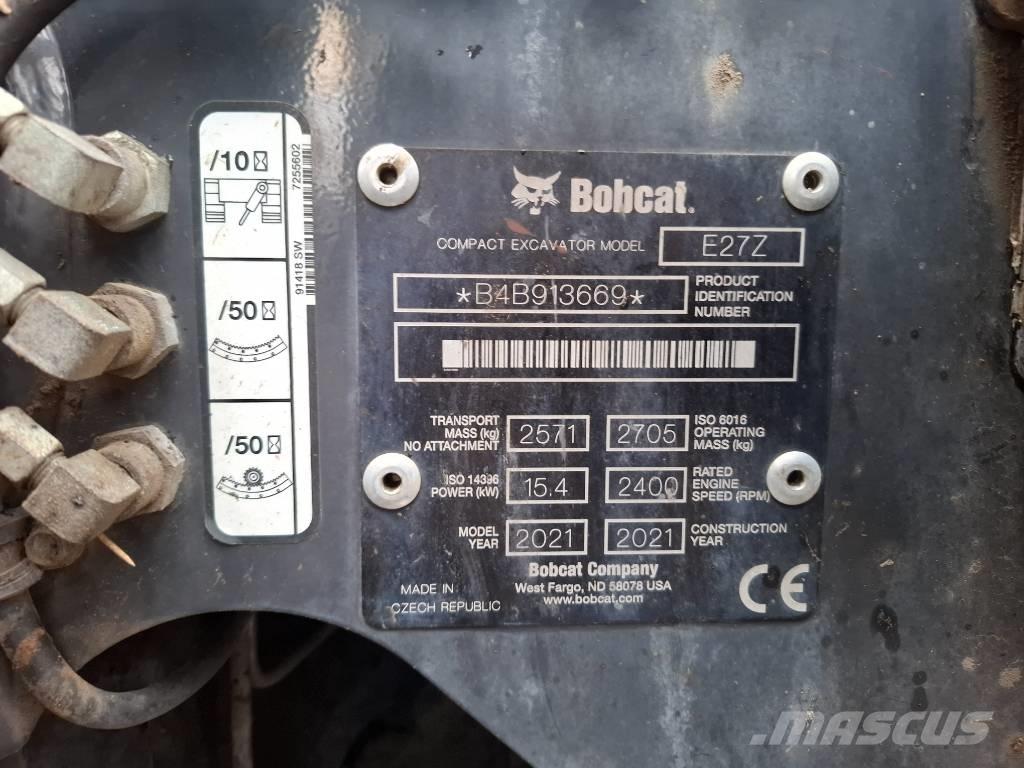 Bobcat E 27Z Miniescavadeiras