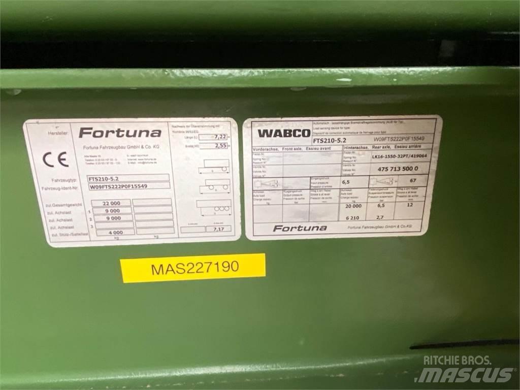 Fortuna FTS 210 Reboques Agrícolas basculantes