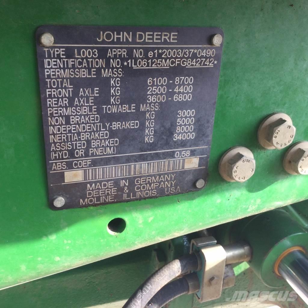 John Deere 6125M Tratores Agrícolas usados
