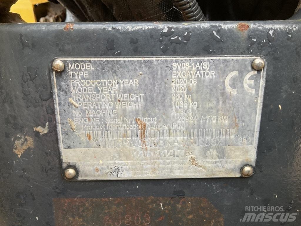 Yanmar SV08 Miniescavadeiras
