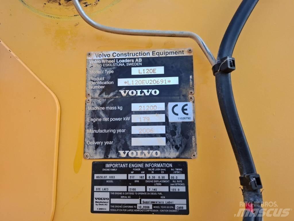 Volvo L 120 E Carregadeiras de rodas